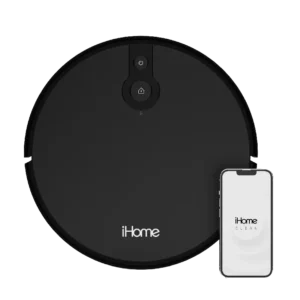 iHome AutoVac Eclipse Robot Vacuum with Mapping Technology, Ultra Strong Suction, 120 Min Runtime, App Connectivity